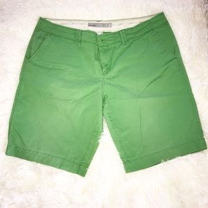 Old Navy Green Low-rise Bermuda Shorts Size 12